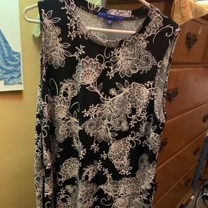 Black and white dress